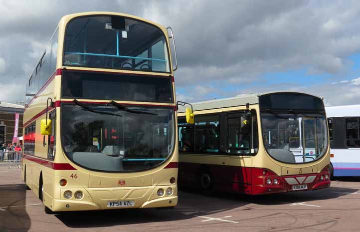 First Leicester Volvo B7TL Wright 46 & B7RLE 5